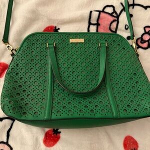 Kate Spade Newbury Lane Caining Green Shoulder Bag